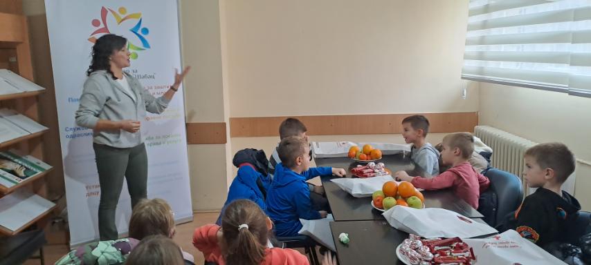 Посета предшколаца ПУ „Цинци линци“  Центру за социјални рад Шабац