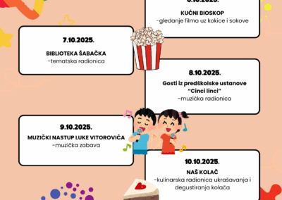 Обележавање Дечије недеље у Установи за децу и младе „Шабац“