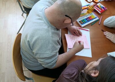 "Креативна радионица са ученицима Сабацке гимназије."