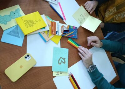 "Креативна радионица са ученицима Сабацке гимназије."