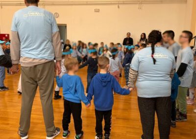 Плави балони изнад Соколског дома