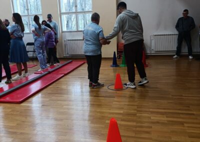 Плави балони изнад Соколског дома