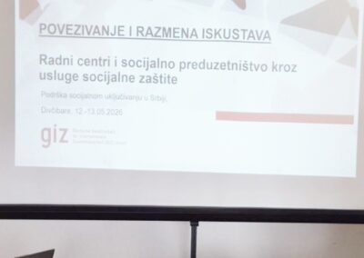 Размена искустава о социјалном предузетништву и радним центрима у социјалној заштити
